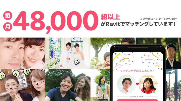 Ravit(ラビット)恋活・婚活・出会い探しマッチングアプリ screenshot image 2_Popularmodapk.com