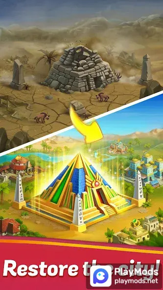 Cradle of Empires Match 3 Game<span>(mod)</span> screenshot image 2_Popularmodapk.com
