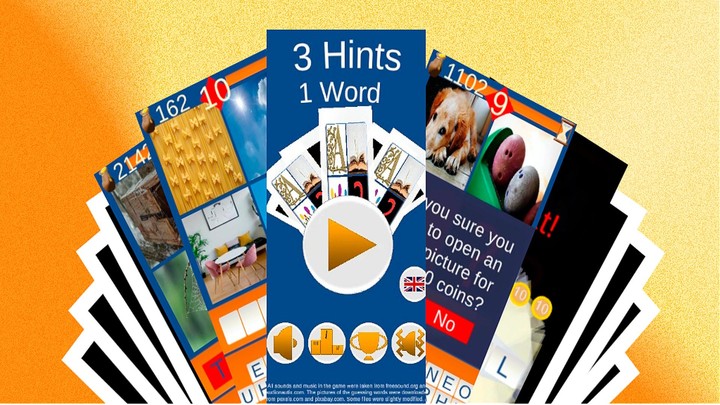 3 Hints 1 Word screenshot image 1_Popularmodapk.com