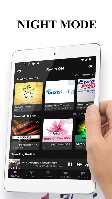 Radio ON – radio and podcasts screenshot image 31_Popularmodapk.com