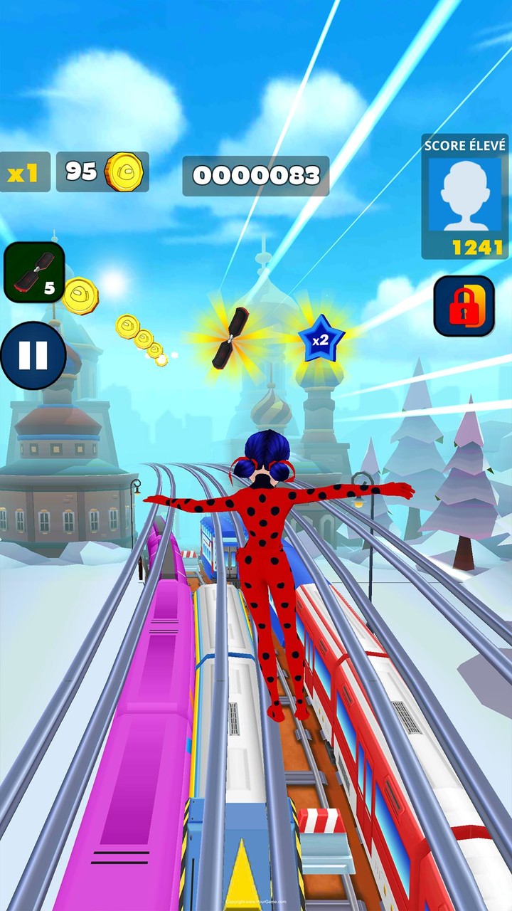 Subway Ladybug Adventures screenshot image 4_Popularmodapk.com