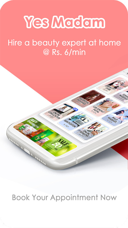 Yes Madam - Super Safe Salon At Home & Wellness screenshot image 23_Popularmodapk.com