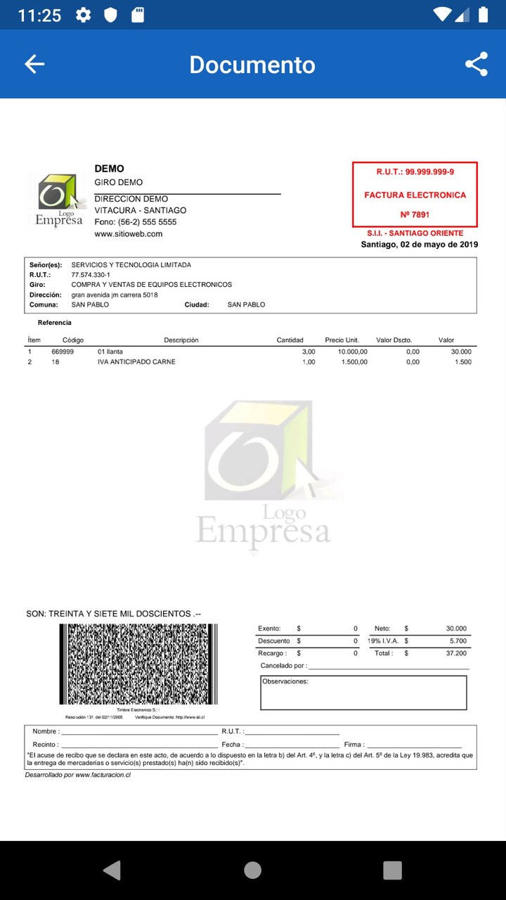 Facturacion.cl screenshot image 5_Popularmodapk.com