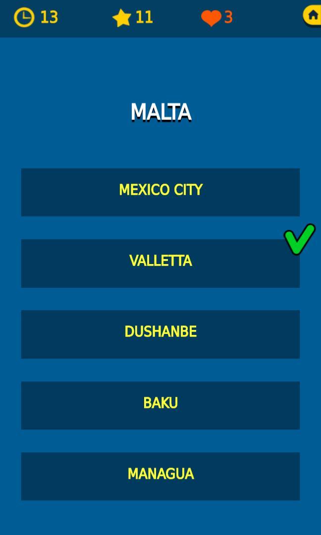 Capital Map Flag - geo quiz screenshot image 5_Popularmodapk.com