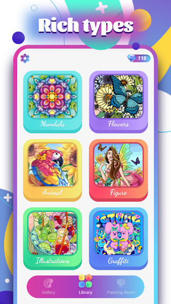 ColorMe - Painting Book<span>(Unlimited Diamonds)</span> screenshot image 2_Popularmodapk.com