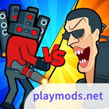 Merge War: Skibydy vs Kamera<span>(No ads)</span>2.4_Popularmodapk.com