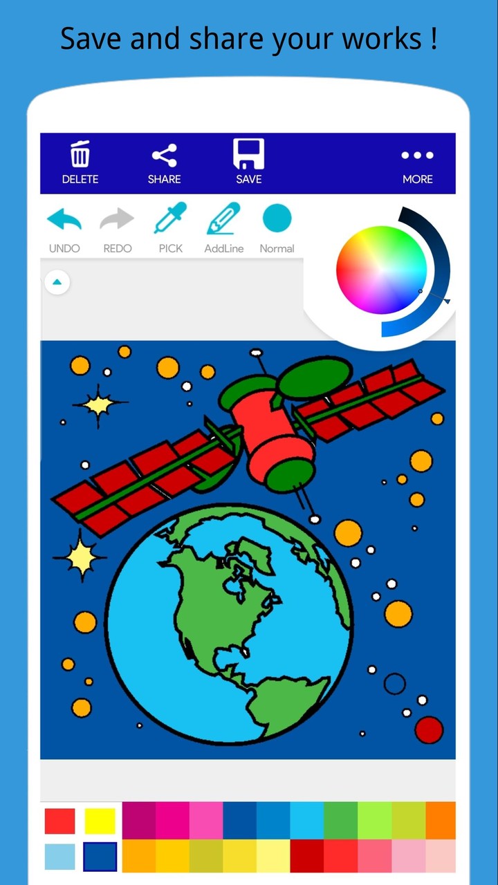 Planet & Space Coloring Book screenshot image 11_Popularmodapk.com
