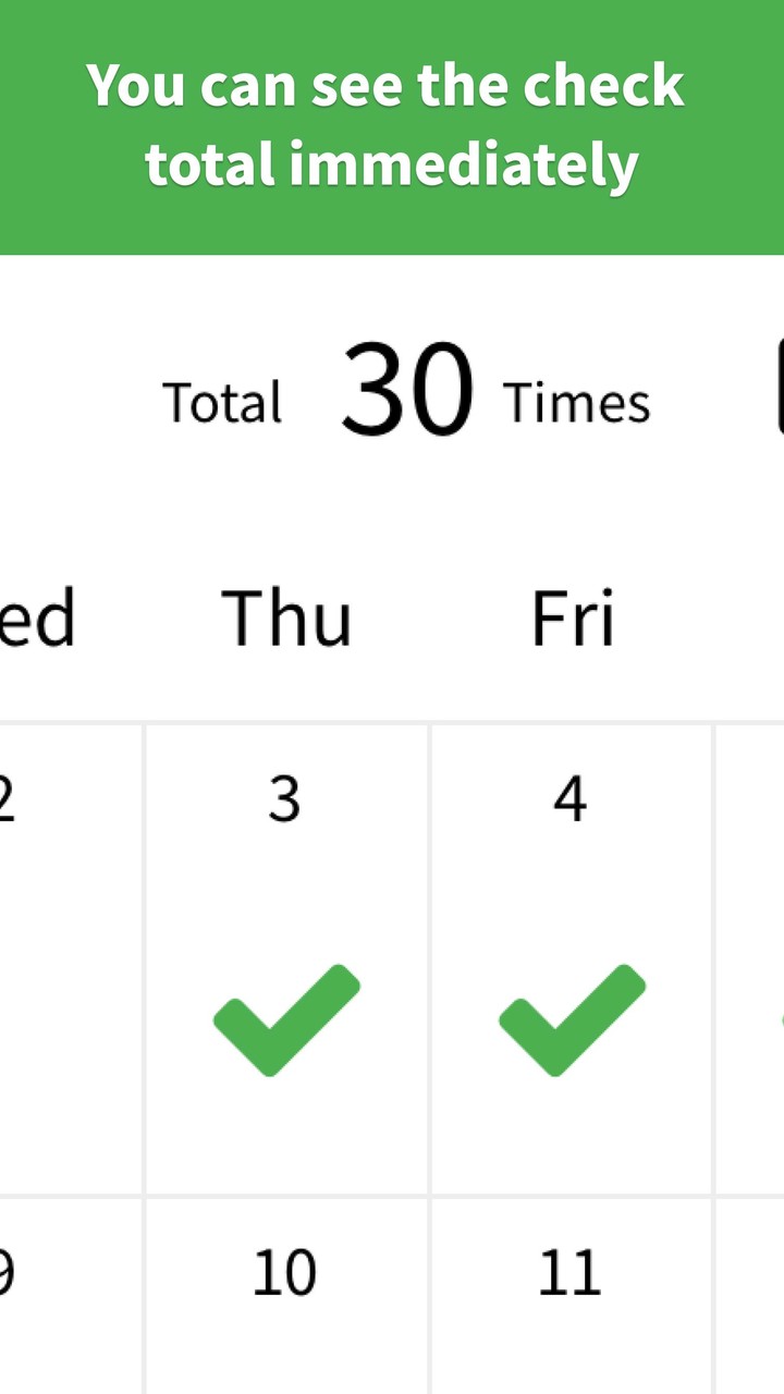 Check Calendar - Habit Making screenshot image 6_Popularmodapk.com