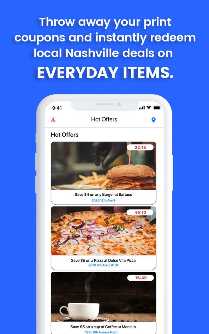 Nodat- Local Restaurant, Spa, Retail Instant Deals screenshot image 1_Popularmodapk.com