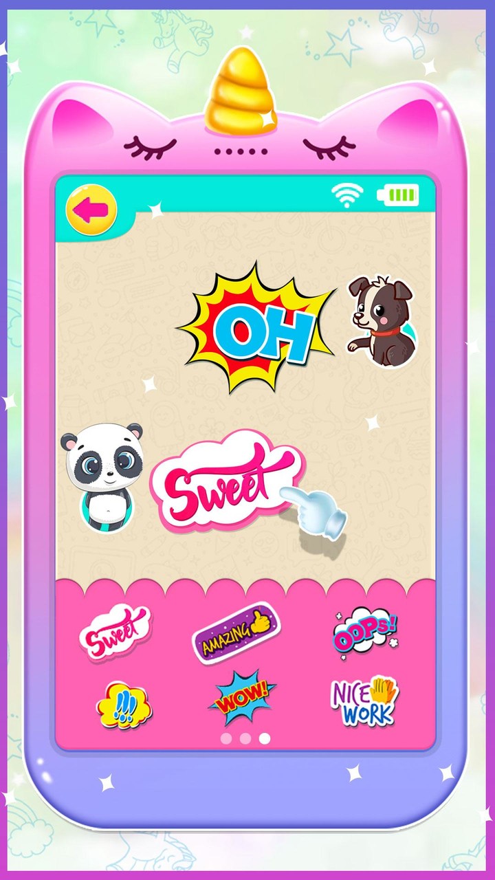 Unicorn baby phone for toddler screenshot image 3_Popularmodapk.com
