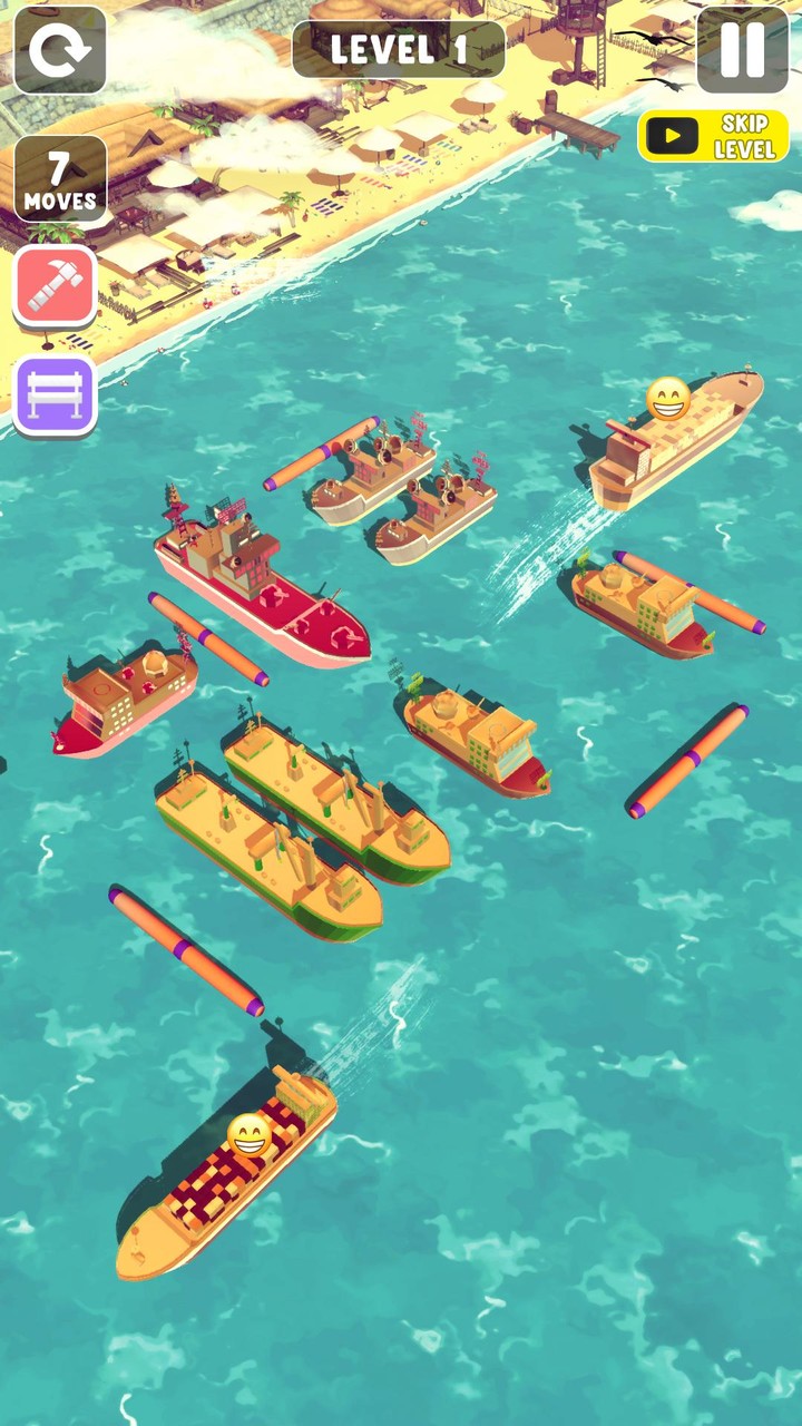 Parking Jam: Boat Parking Game screenshot image 1_Popularmodapk.com