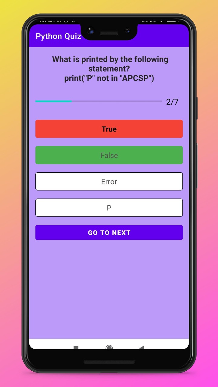 Python Quiz screenshot image 2_Popularmodapk.com