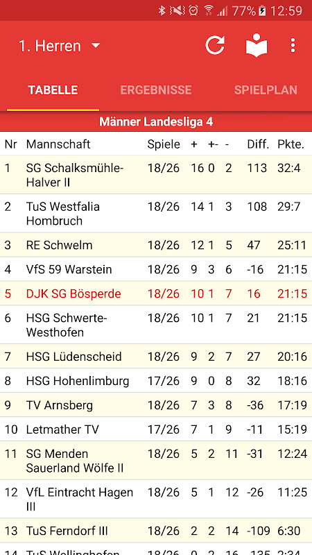 DJK SG Bösperde Handball screenshot image 10_Popularmodapk.com