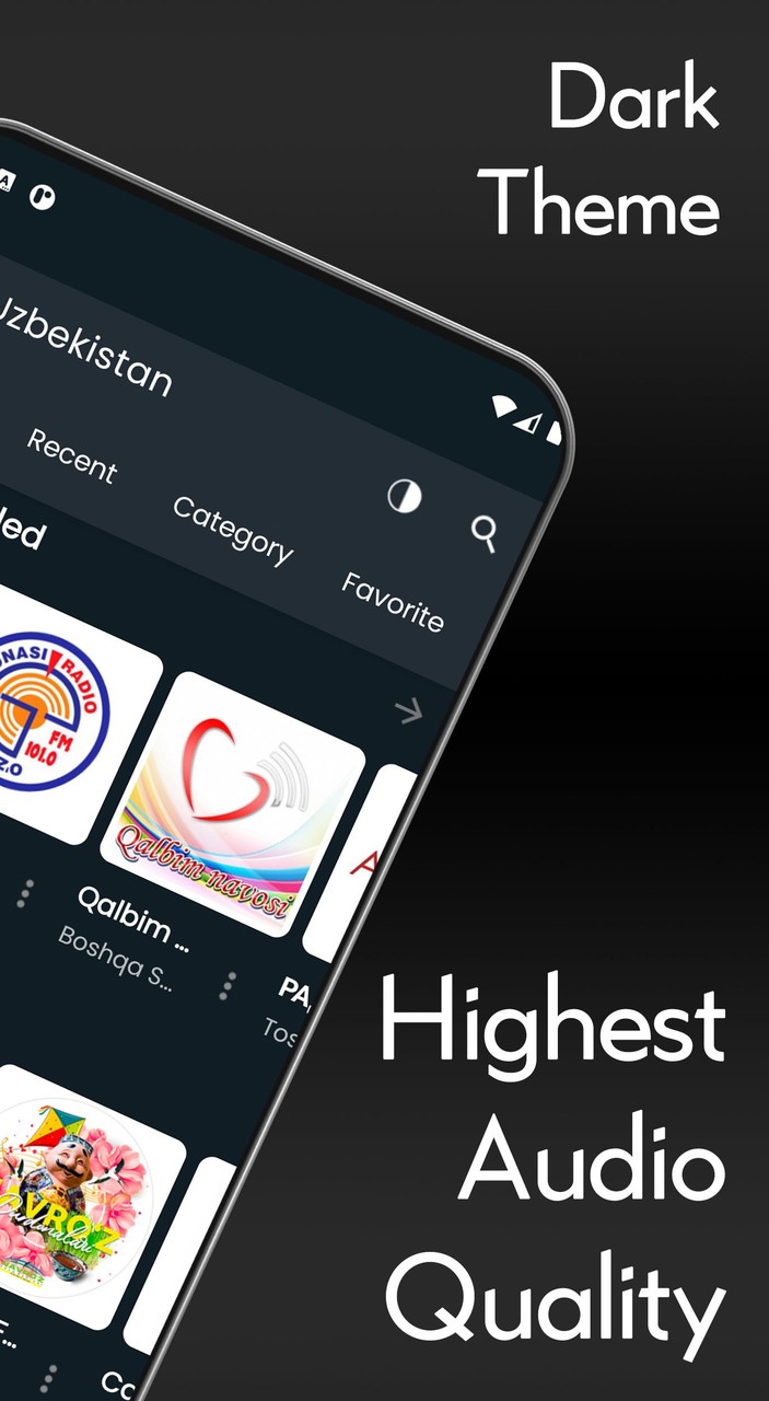 Uzbekistan Internet Radio screenshot image 2_Popularmodapk.com