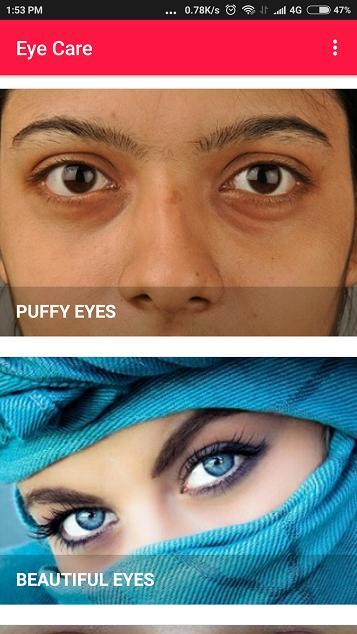 Eye Care - Eye Exercises, Dark Circles, Eyebrows screenshot image 2_Popularmodapk.com