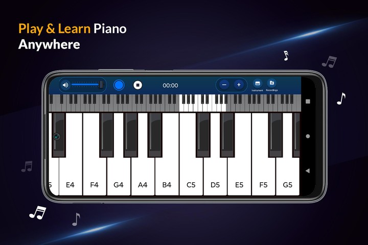 Real Piano Keyboard screenshot image 1_Popularmodapk.com