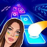 Lady Diana Dancing Tiles Hop1.3_Popularmodapk.com