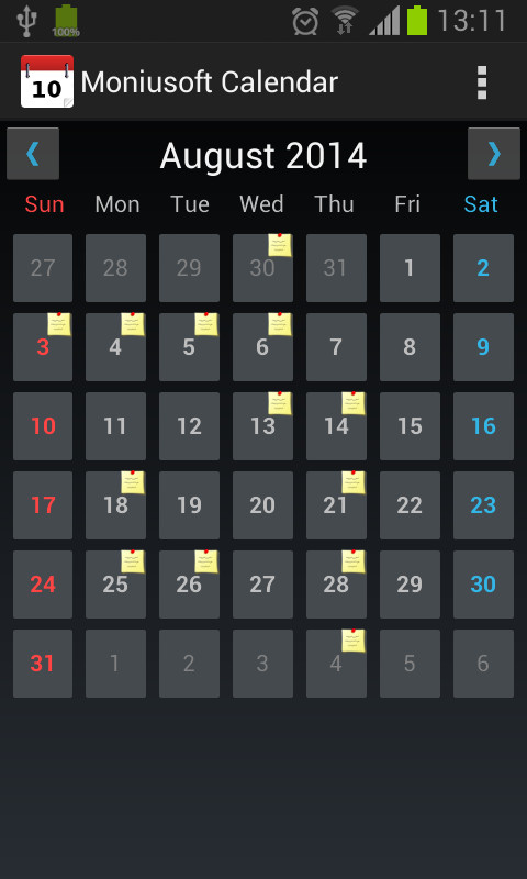 Moniusoft Calendar screenshot image 25_Popularmodapk.com