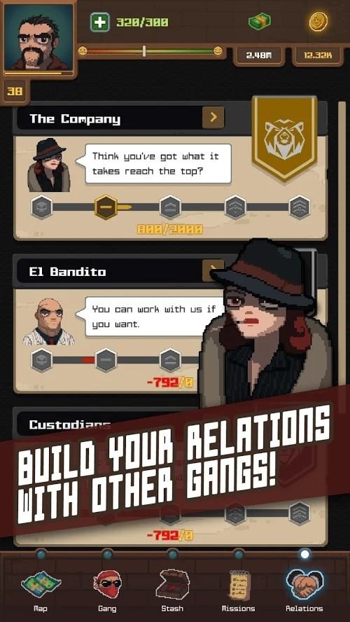 G.A.N.G.Gang Management RPG(Mod Menu) screenshot image 4_Popularmodapk.com