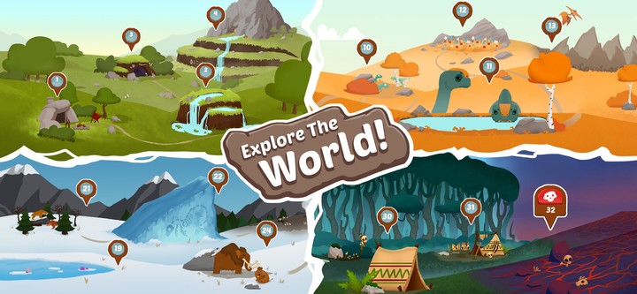 Grugs: Stone Age Platformer screenshot image 2_Popularmodapk.com