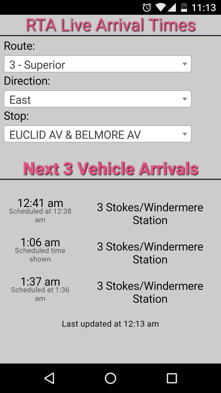 Cleveland RTA Bus Tracker screenshot image 15_Popularmodapk.com