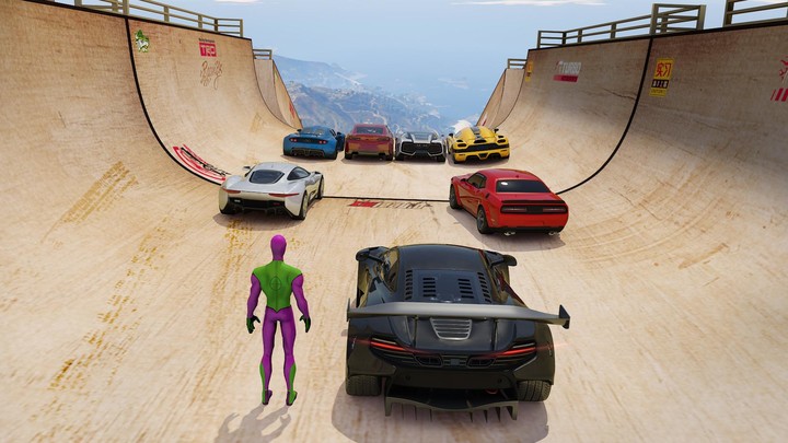 SuperHero Mega Ramp: Car Games<span>(Mod APK)</span> screenshot image 2_Popularmodapk.com