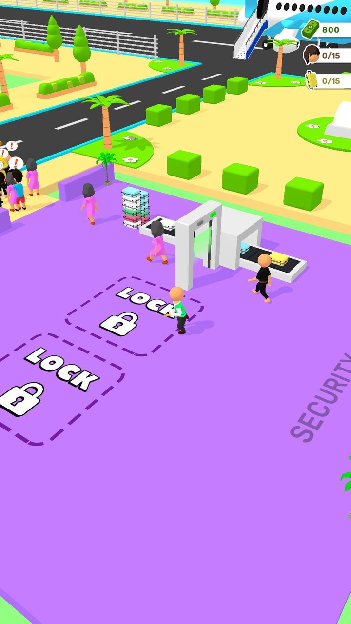 Little Airport - Airport Idle screenshot image 2_Popularmodapk.com