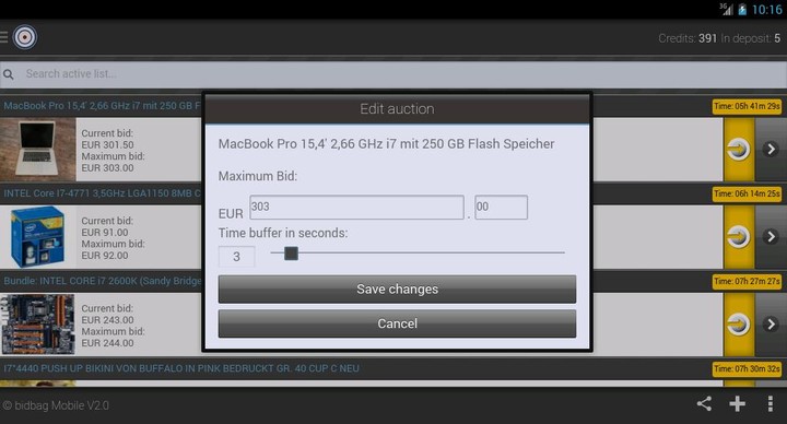 Auction bid sniper for eBay screenshot image 7_Popularmodapk.com