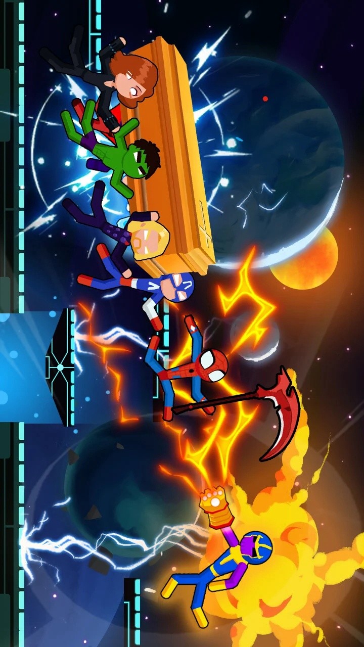 Spider Stickman Fight 2 - Supreme Stickman Warrior(Lots of coins and diamonds) screenshot image 2_Popularmodapk.com