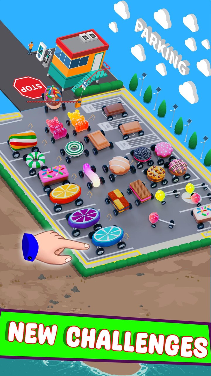 Parking Jam Candy Car Crush 3D screenshot image 3_Popularmodapk.com