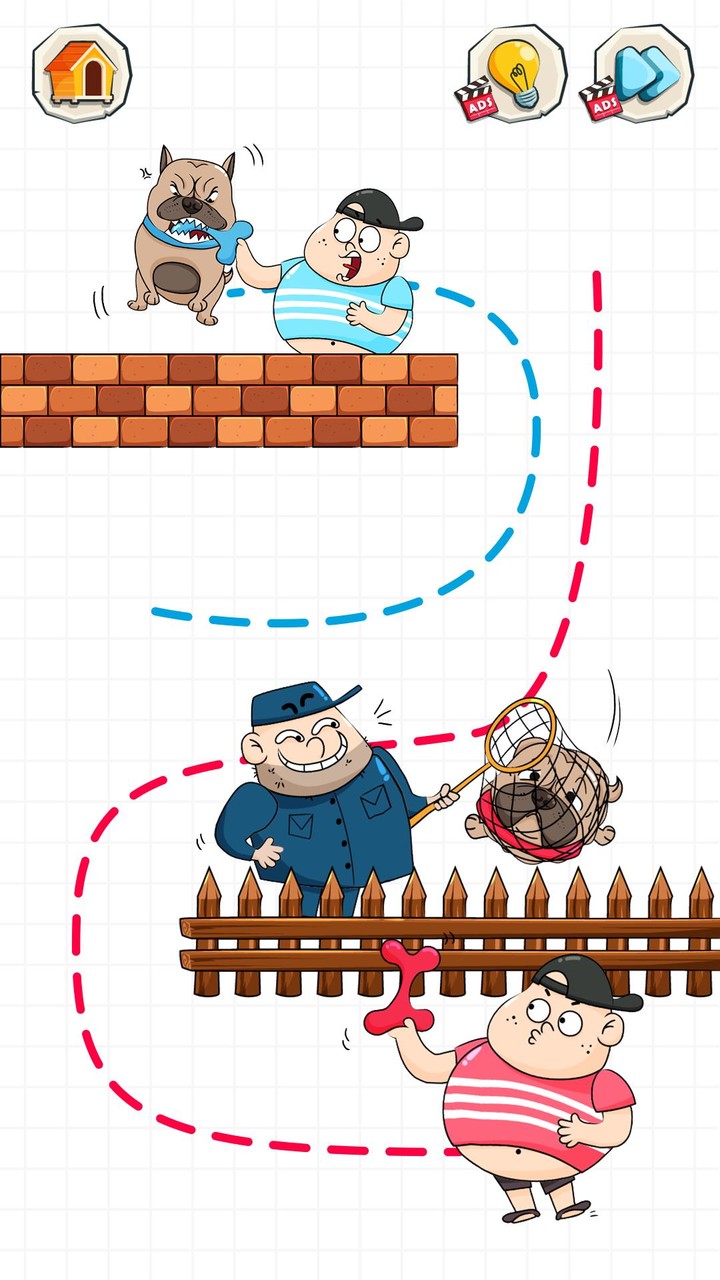 Doge Rush - Draw to bite screenshot image 3_Popularmodapk.com