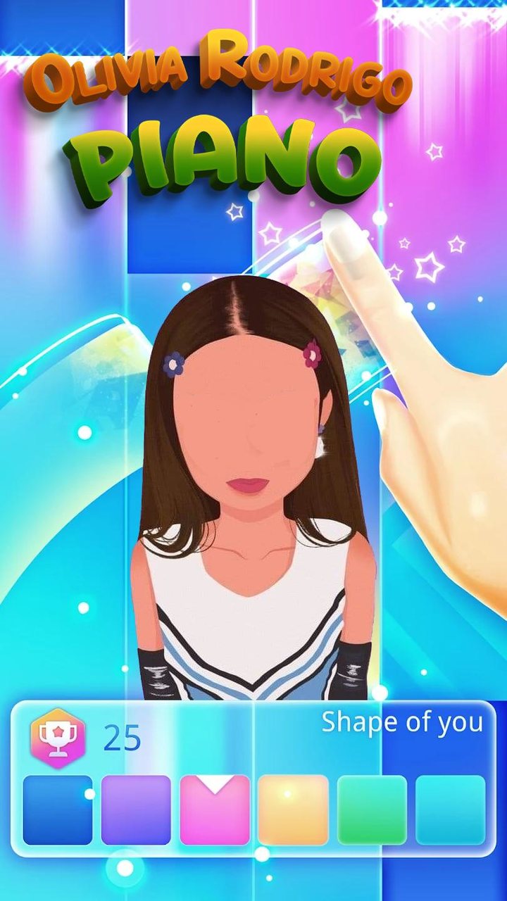 Olivia Rodrigo Piano Tiles screenshot image 2_Popularmodapk.com