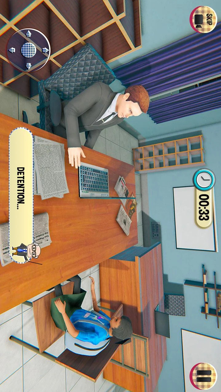 Virtual High School Girl Game- School Simulator 3D(MOD) screenshot image 1_Popularmodapk.com