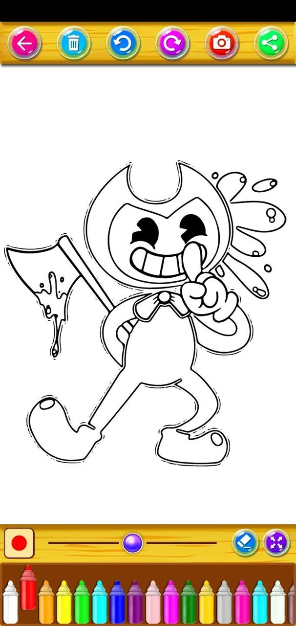 Bendy Coloring Book  Game screenshot image 4_Popularmodapk.com