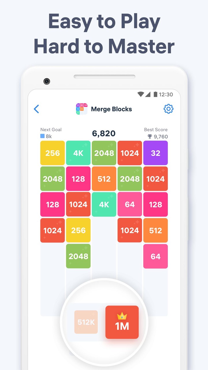Merge Blocks - number game screenshot image 4_Popularmodapk.com