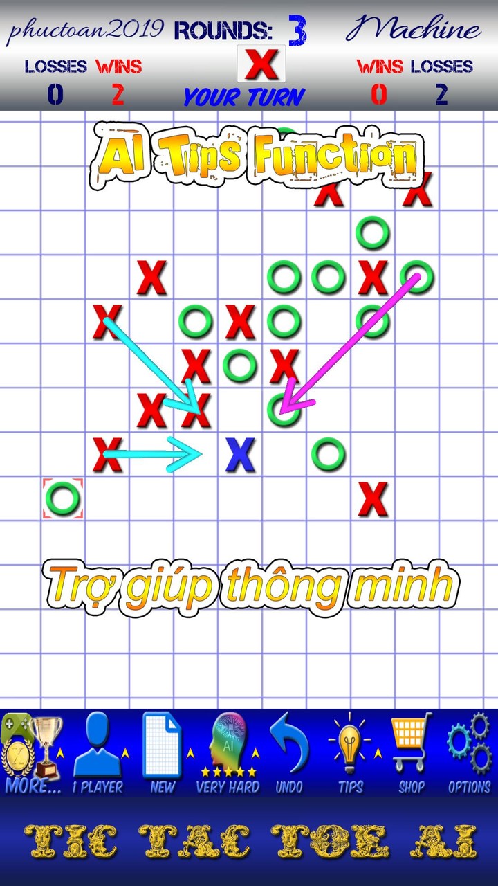 Tic Tac Toe AI - 5 in a row screenshot image 5_Popularmodapk.com