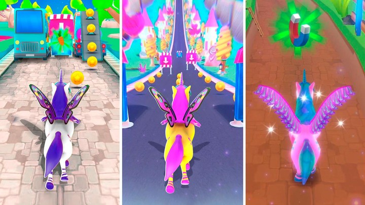 Unicorn Dash: Fun Runner 2 screenshot image 5_Popularmodapk.com