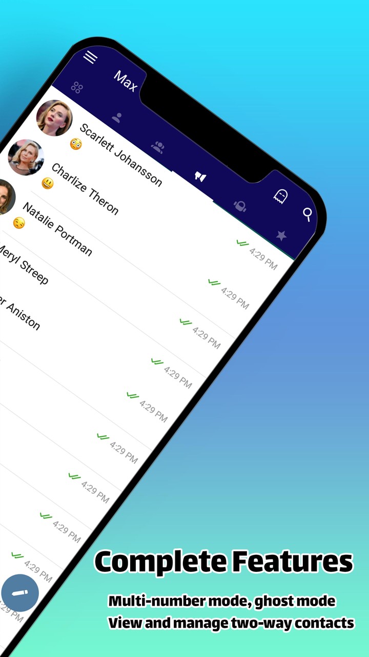 C Tel Messenger : Anti filter screenshot image 16_Popularmodapk.com