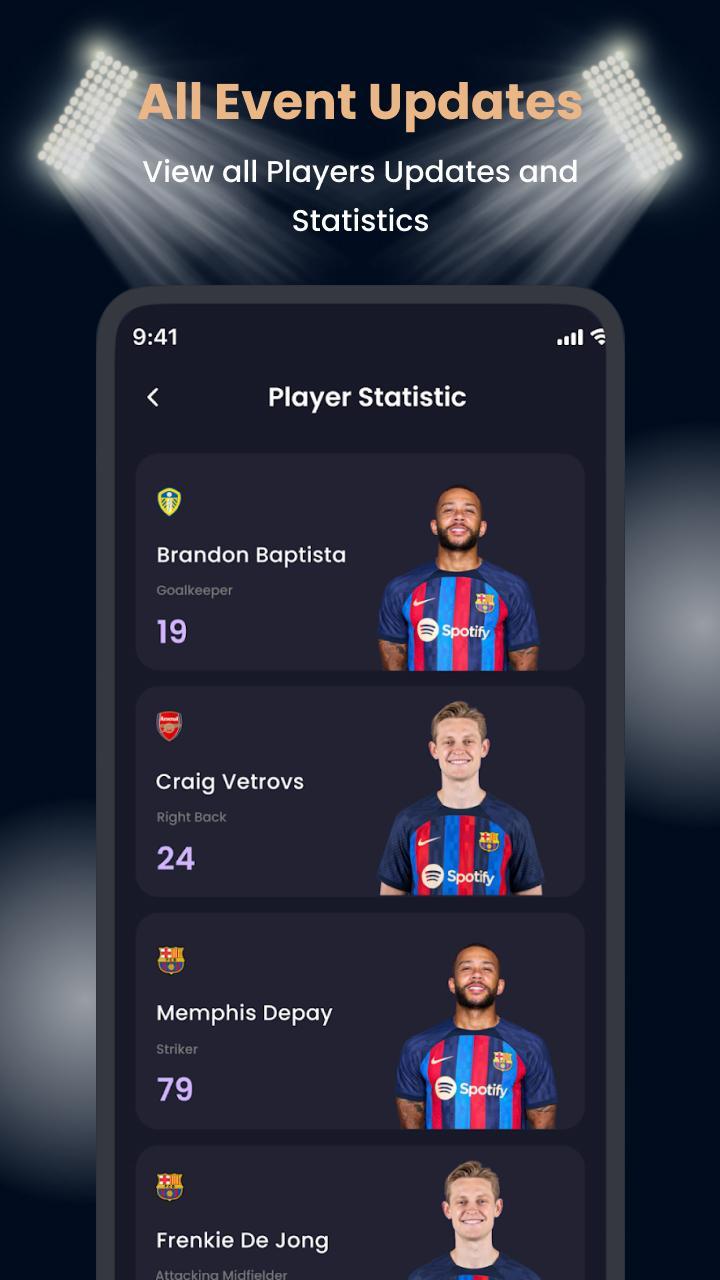 Football - Live Sports Scores screenshot image 8_Popularmodapk.com