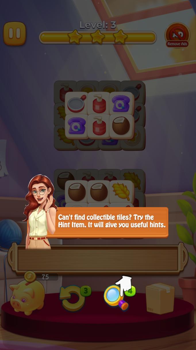 Match 3 Tiles Matching Puzzle screenshot image 3_Popularmodapk.com