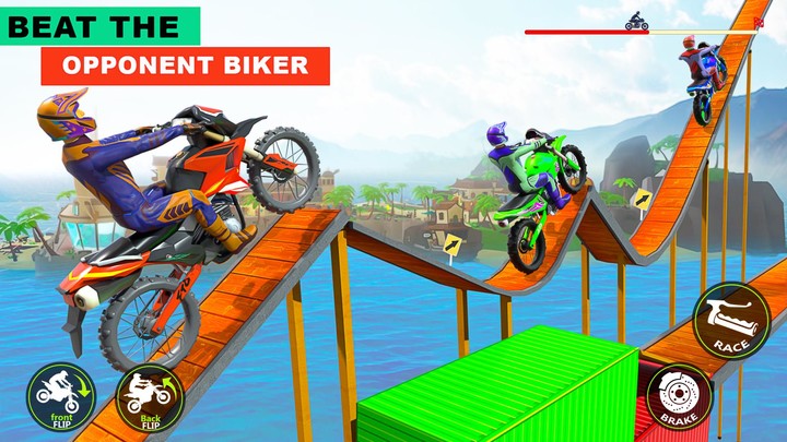 Mega Ramp Moto Stunt Bike Game screenshot image 5_Popularmodapk.com
