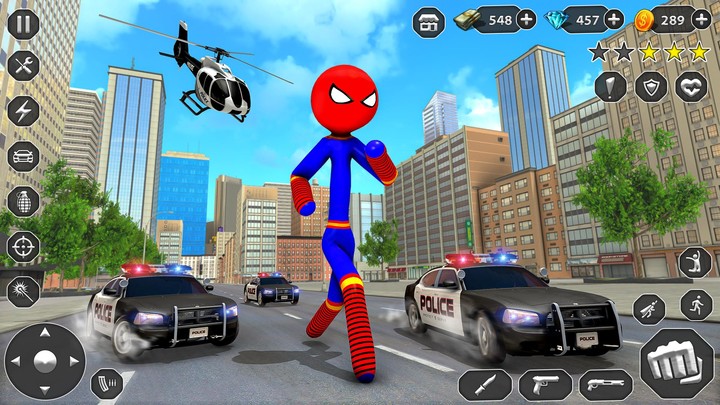 Stickman Giant Hero Crime City screenshot image 2_Popularmodapk.com