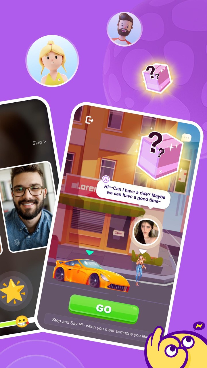 Cora - Live video chat  screenshot image 2_Popularmodapk.com