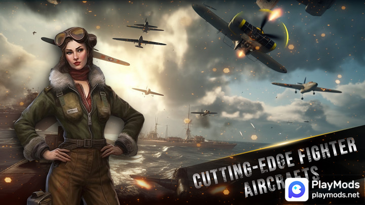 Warplanes Dogfight・WW2 Battle<span>(No Ads)</span> screenshot image 1_Popularmodapk.com