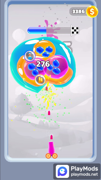 Jelly Shoot: Cannon Balls<span>(Free upgrade)</span> screenshot image 1_Popularmodapk.com