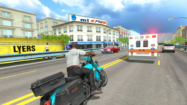 City Traffic Moto Rider<span>(Unlimited money)</span> screenshot image 1_Popularmodapk.com