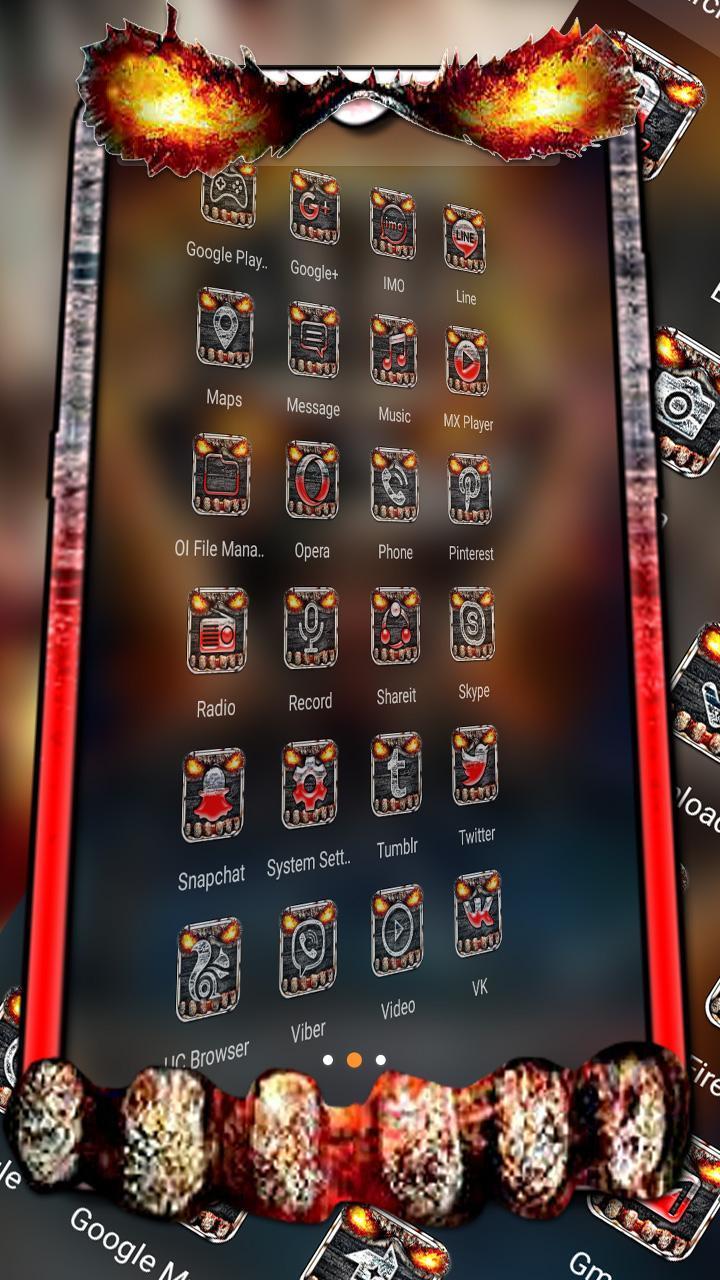 Fire Skull Theme screenshot image 4_Popularmodapk.com