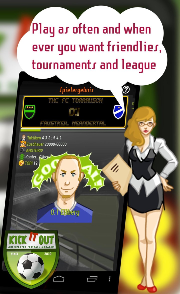 Kick it out Football Manager screenshot image 1_Popularmodapk.com