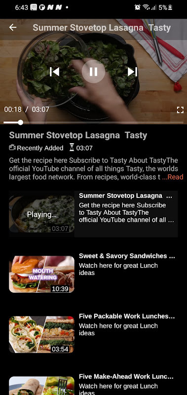 Tasty TV screenshot image 1_Popularmodapk.com