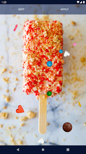 Ice Cream Live Wallpaper screenshot image 2_Popularmodapk.com
